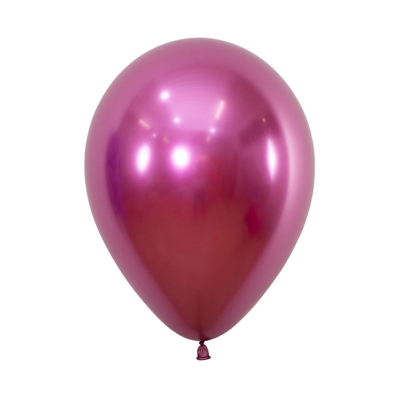 Metallic Fuchsia Balloons - 12pk image 0