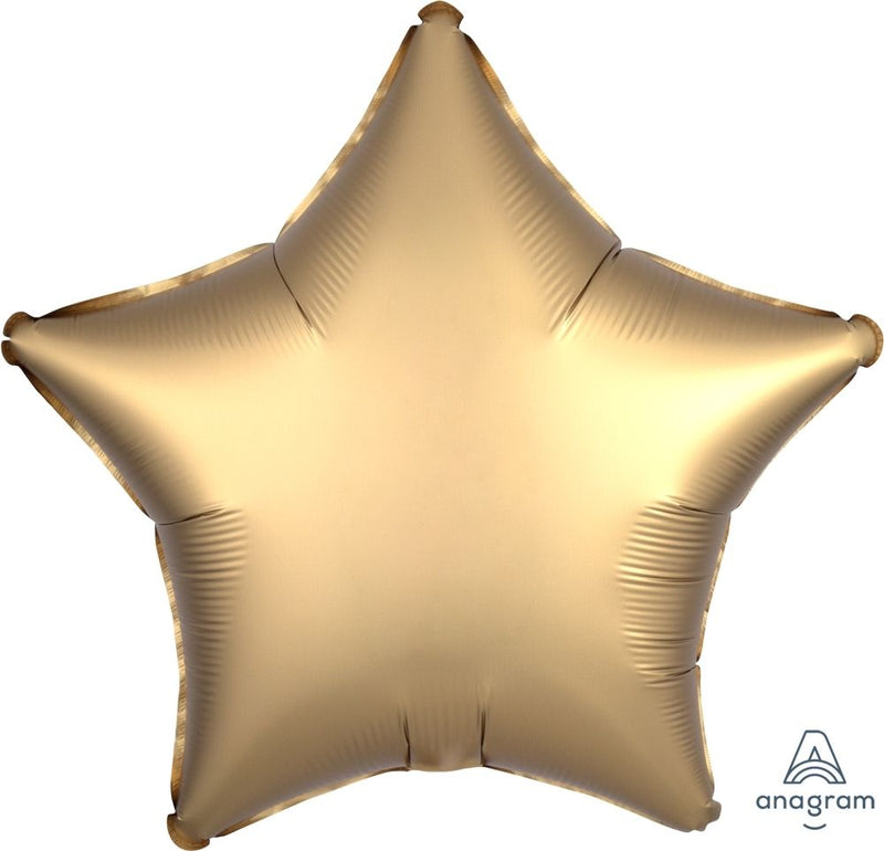 Foil Balloon 18" Satin Luxe Gold Star