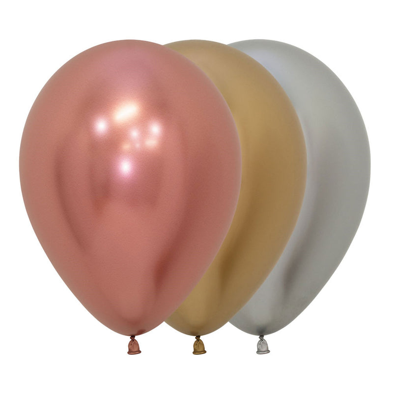 Metallic Assorted Balloons - 12pk image 0