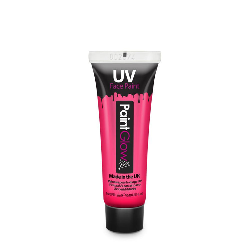 UV Face & Body Paint 12ml - Pink image 0