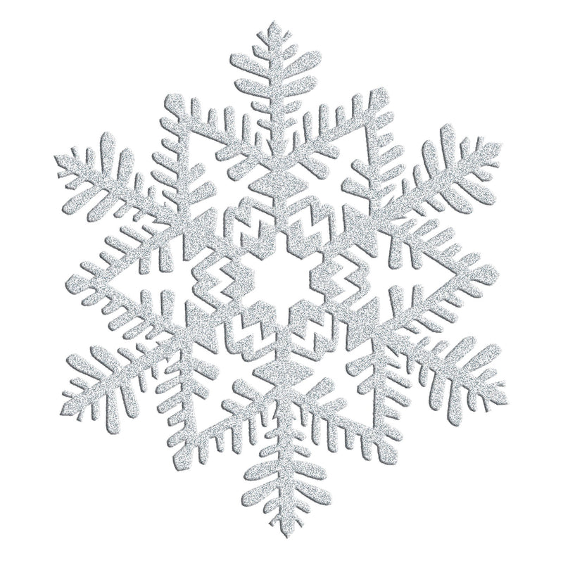 Snowflake Glitter Cut Outs - 20pk image 0