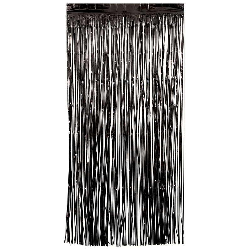 Slit Foil Curtain Black 910mm x 2.4m
