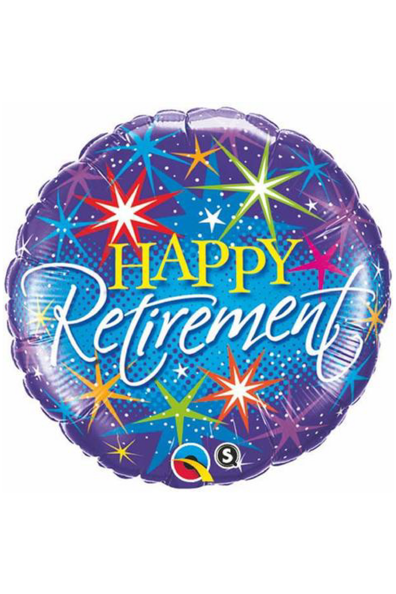 Foil Balloon 18" Happy Retirement
