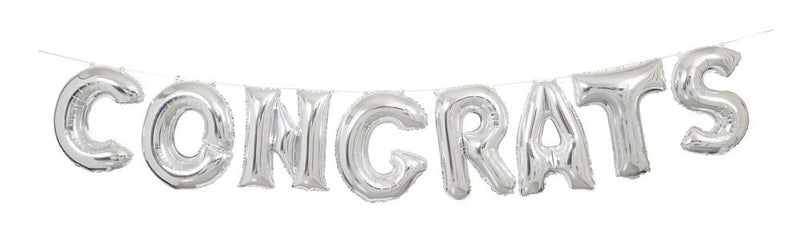Foil Balloon Banner "CONGRATS" *air fill only
