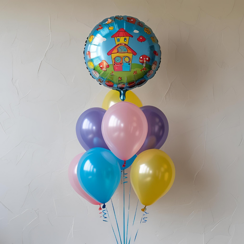 Kids Themed Balloon Bunch – Big Fun for Little Party People!