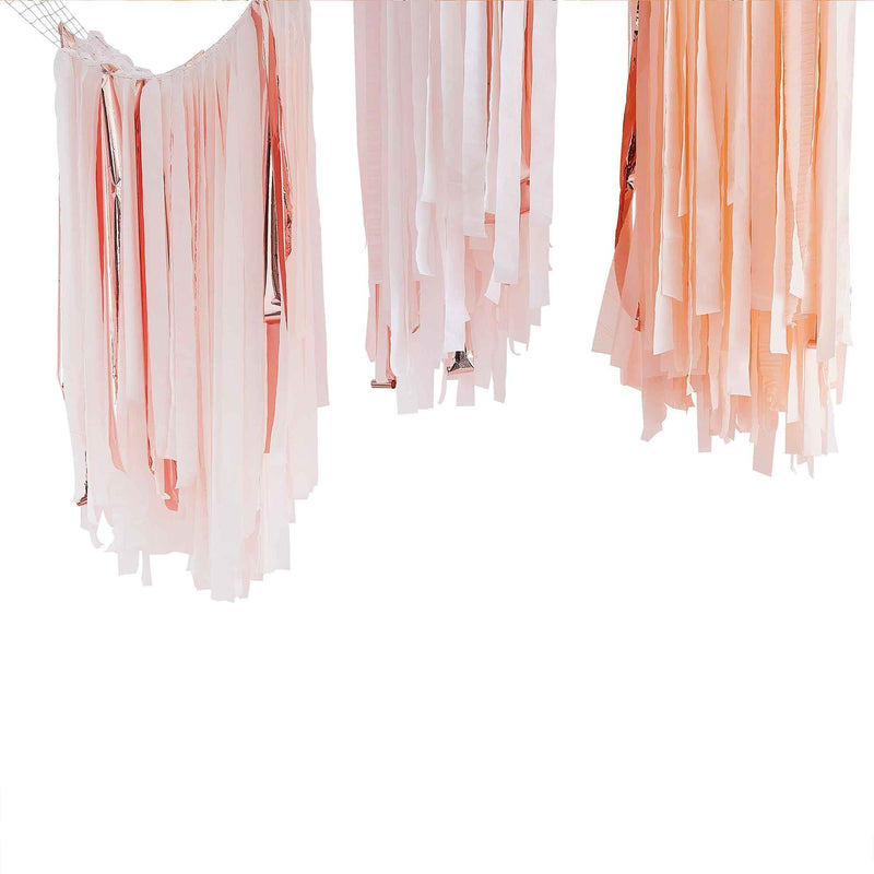 Rose Gold Ceiling Streamer Decoration image 0