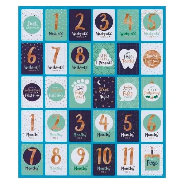My First Birthday! - Baby Milestone Cards