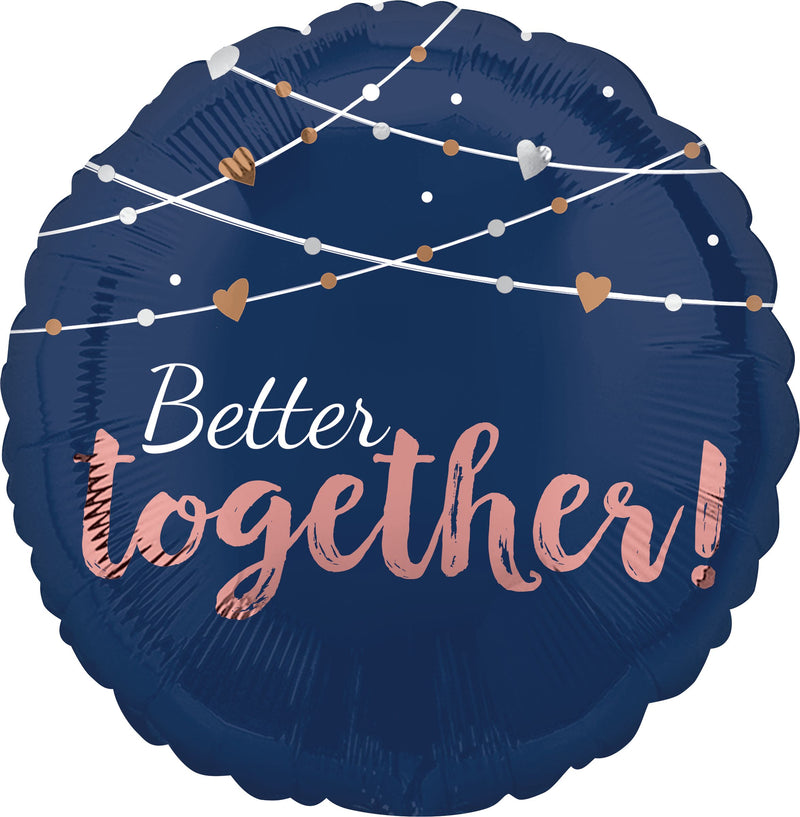 Foil Balloon 18" Navy - Better Together