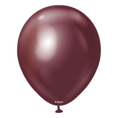 Balloon Single Metallic Burgundy