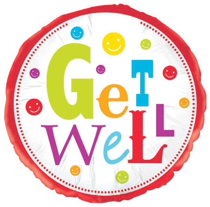 Foil Balloon 18" Get Well image 0
