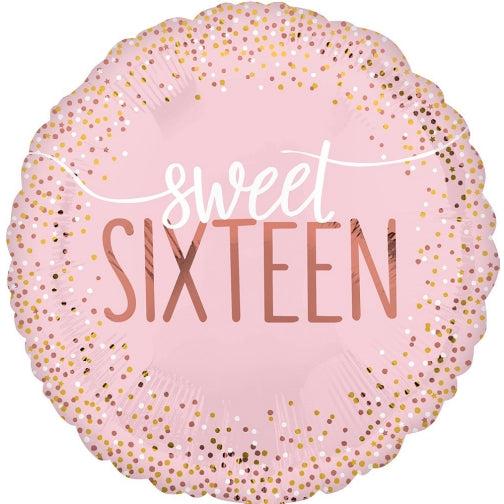 Sweet Sixteen Blush Foil Balloon image 0