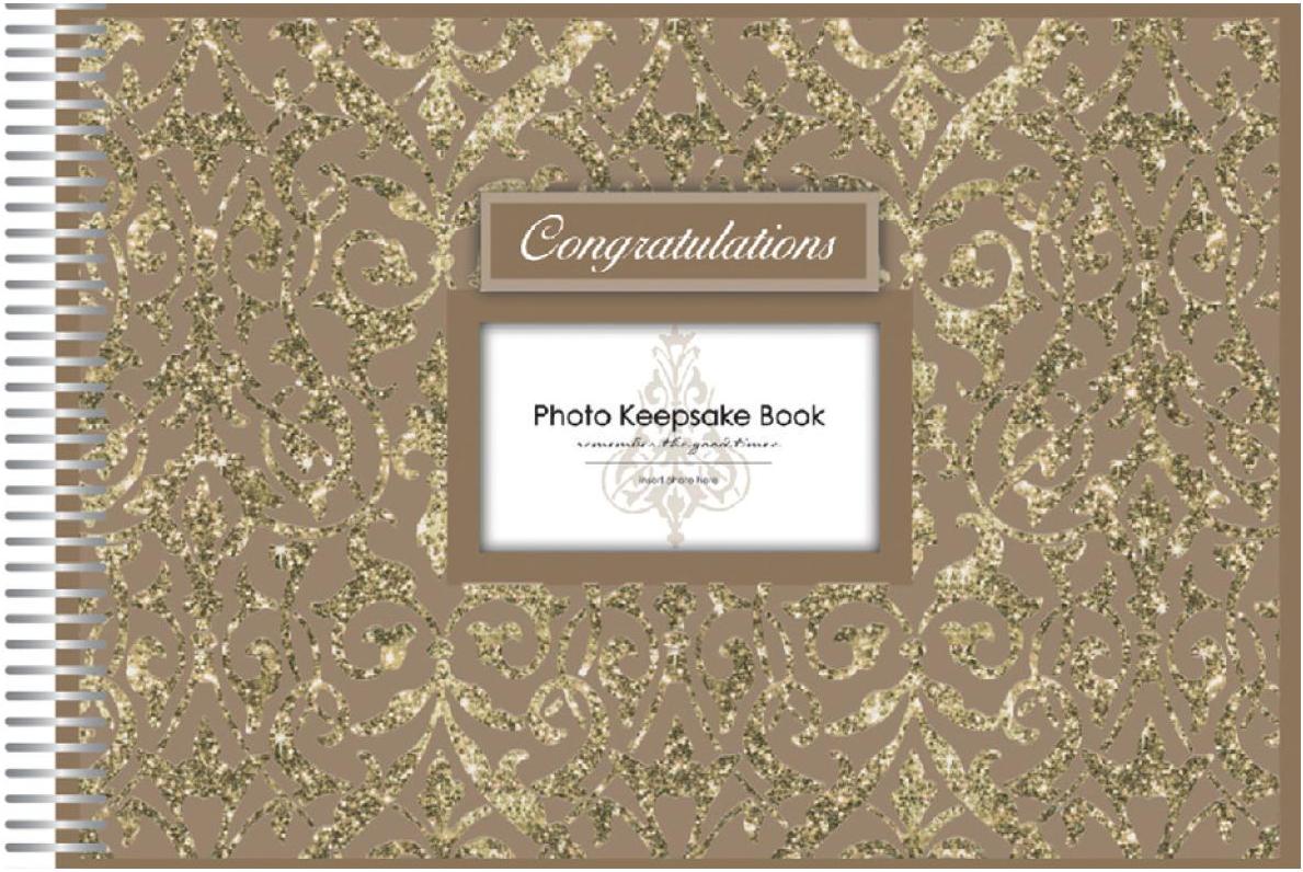 Keepsake Book Congratulations Gold image 0