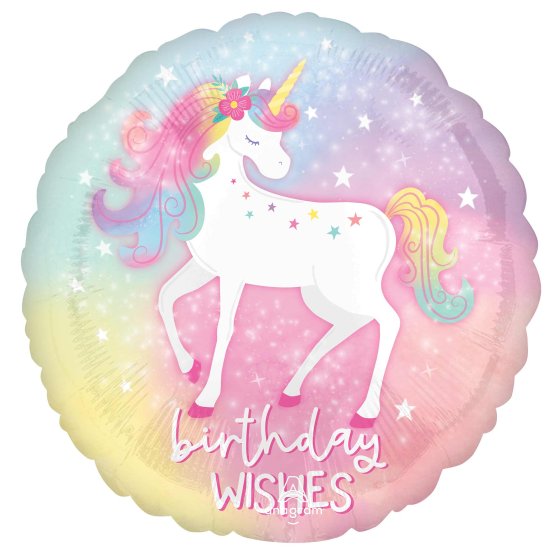 Enchanted Unicorn Foil Balloon image 0