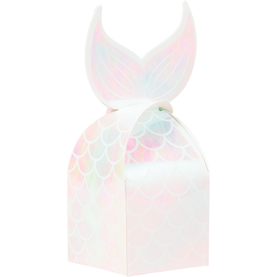 Mermaid Shine Iridescent Treat Boxes 8pk image 0