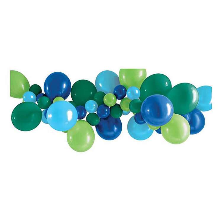 Balloon Garland pack - Blue & Green