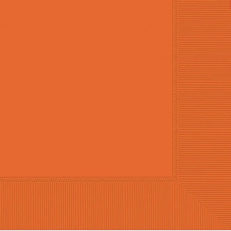 Lunch Napkins 20pk - Orange 2ply