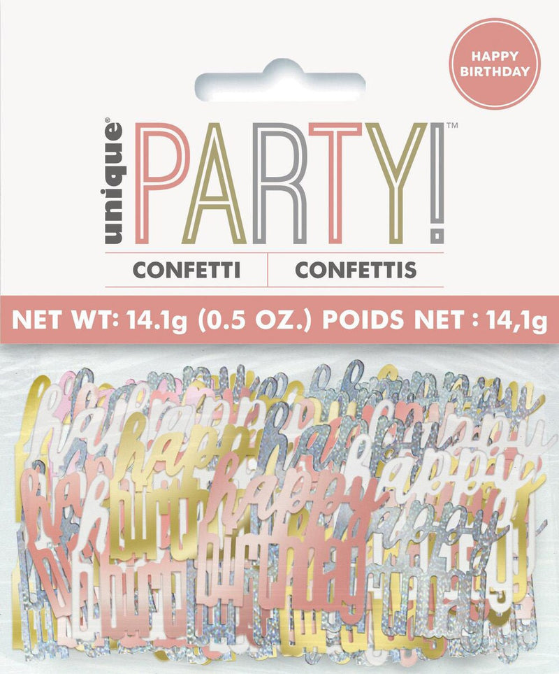 Scatter Confetti Happy Birthday - Multi Mix