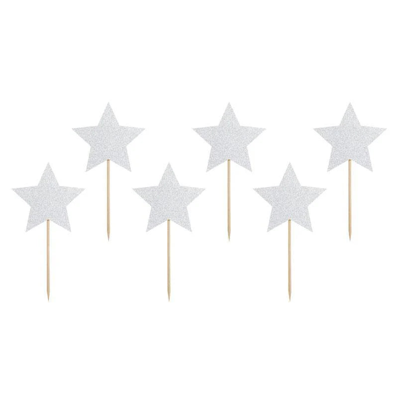 Star Cake Toppers 8pk