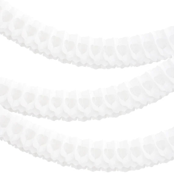 Honeycomb Garland 4m - White