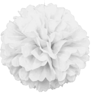 Puff Ball White - 1pk
