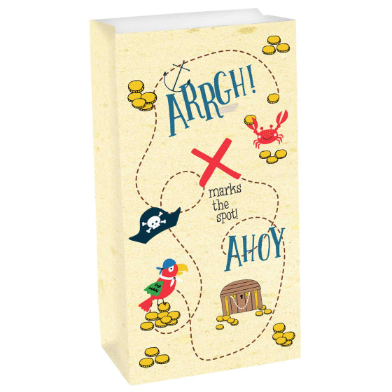 Ahoy Birthday Treat Bags - Paper 8pk image 0