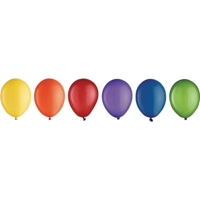 Quality Balloons 100pk, Assorted colours