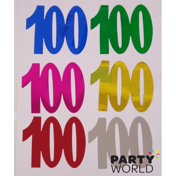 100th Foil Cutouts (12)