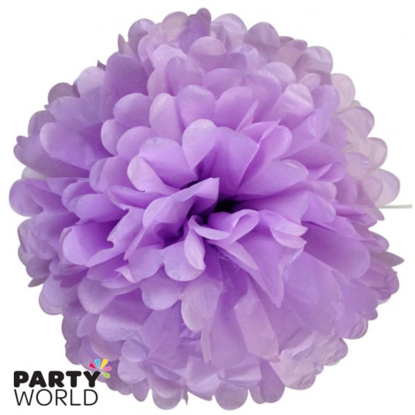 25cm Puff Ball - Lavender
