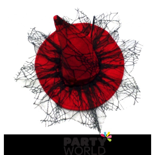 Kid Witch Hat Red