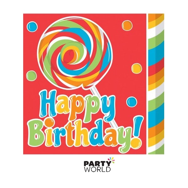 Sugar Buzz Birthday Luncheon Napkins (16)