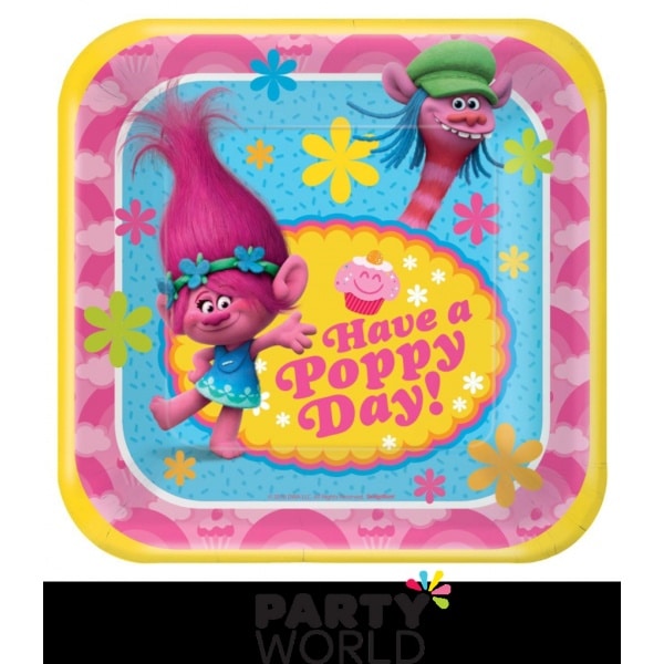 Trolls Paper Plates 7in (8)
