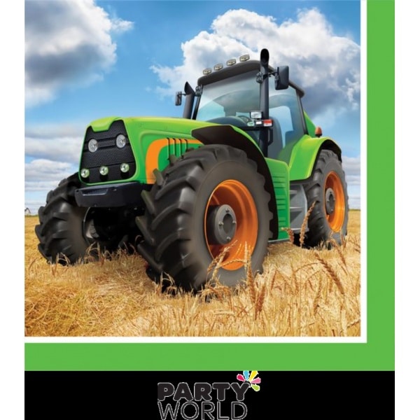 Tractor Time Beverage Napkins (16)