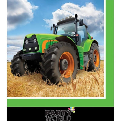 Tractor Time Beverage Napkins (16)
