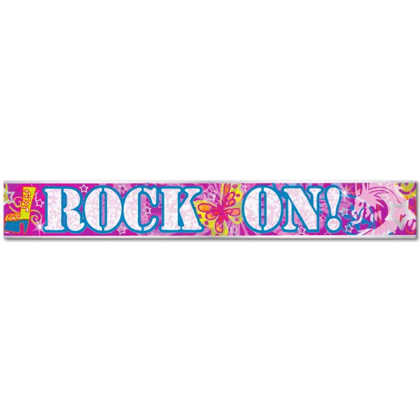 Rock On Party Banner
