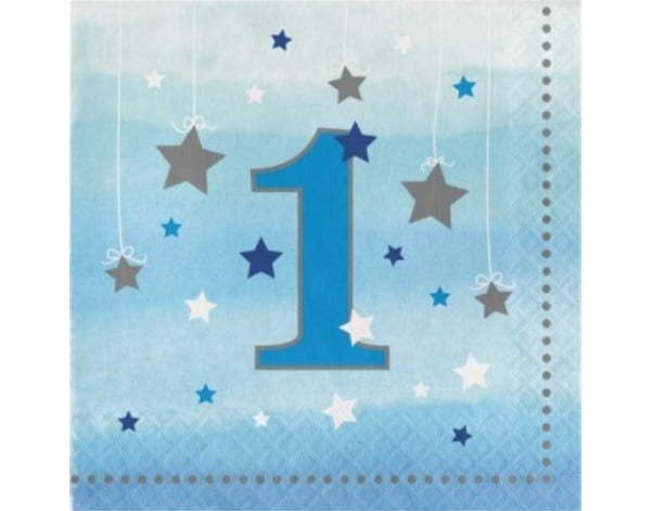 One Little Star Boy Beverage Napkins (16)