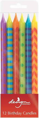 Pastel Candles - 12pk image 0