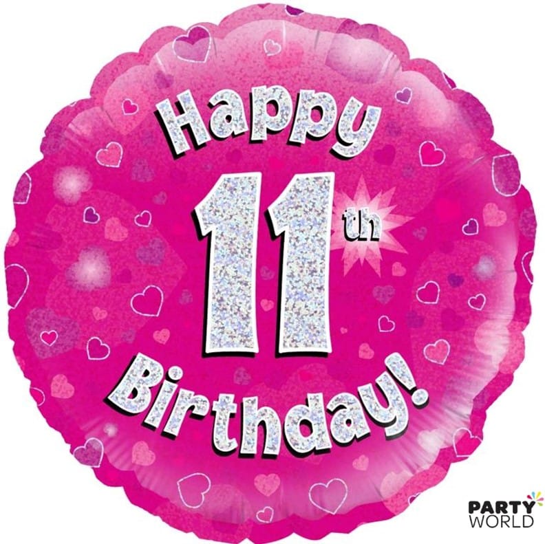 100th Birthday Pink Foil Balloon