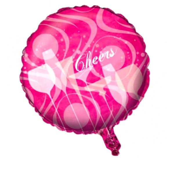Cheers Foil Balloon - Pink 45cm