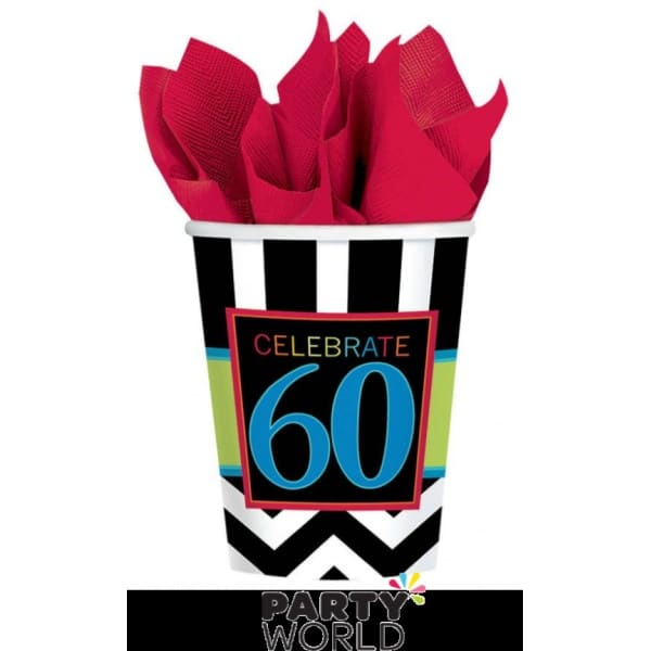 Celebrate 60th Party Cups (8)