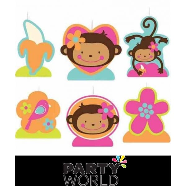 Monkey Candle Set (6)