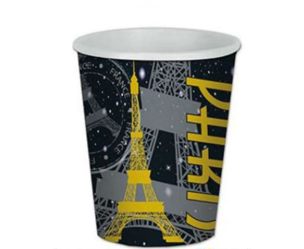 Paris At Night Paper Cups 8pk