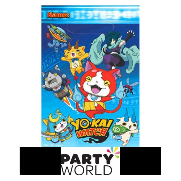 Yo-kai Watch Plastic Lootbags (8)