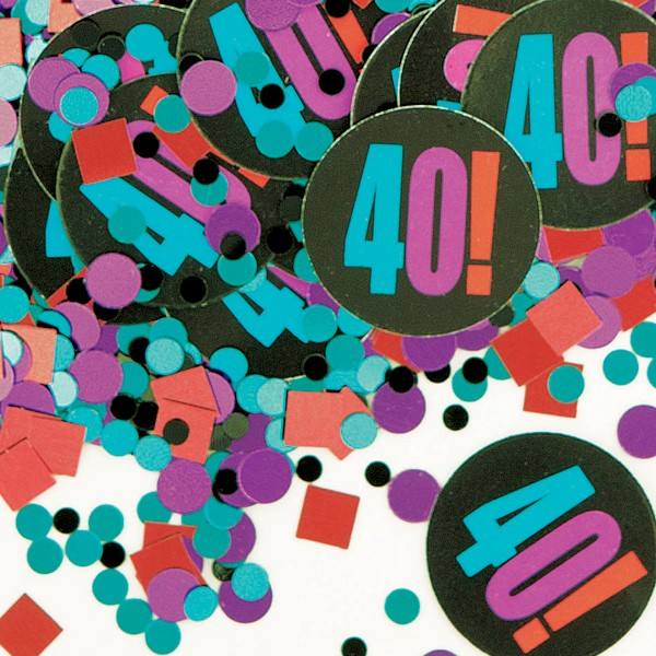 40th Birthday Confetti