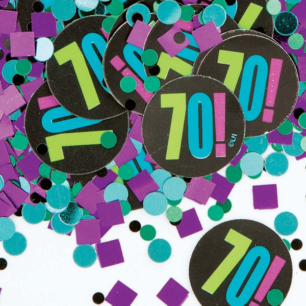 70th Birthday Confetti