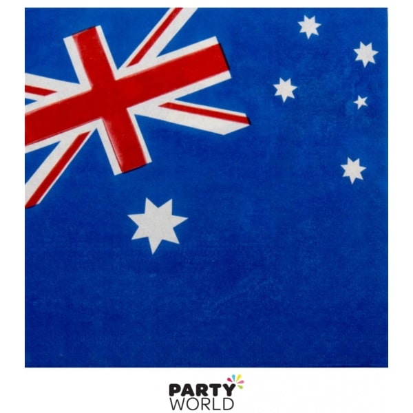 Australian Flag Luncheon Napkins (16)