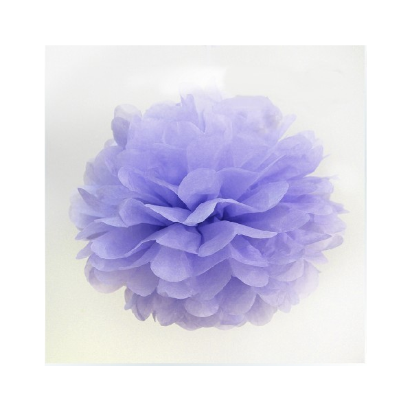 35cm Puff Ball - Lavender (Light Purple)