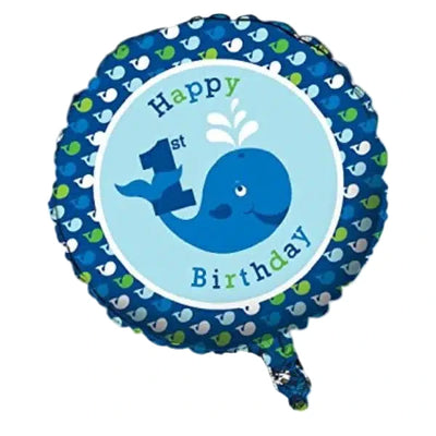 Under The Sea 1st Birthday Foil Balloon 45cm