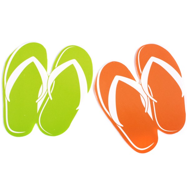 Flip Flop Paper Cutouts (10pk)