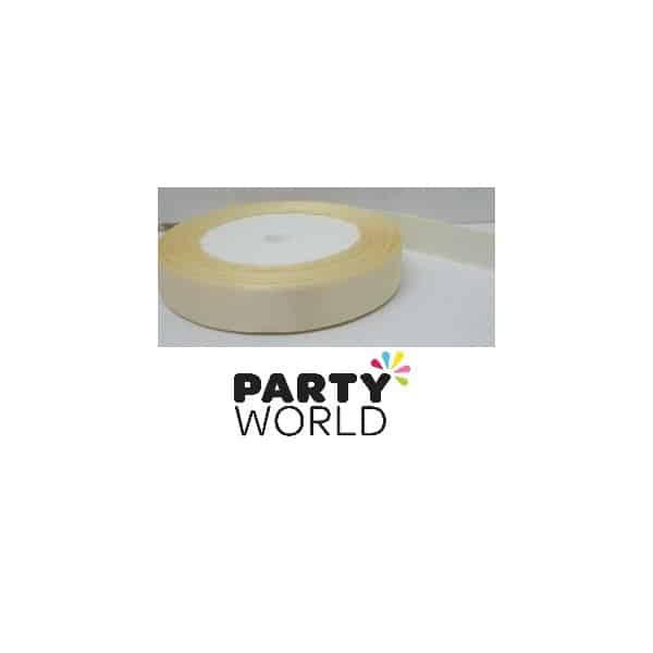 Ivory Satin Ribbon (1.5cm x 22m)