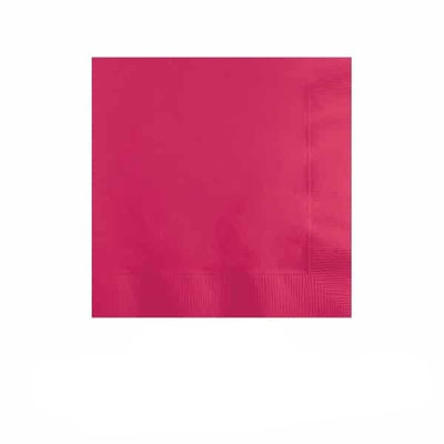 Hot Magenta Pink Beverage Napkins (50)